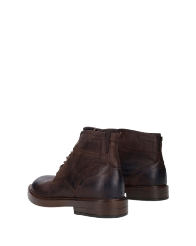 Мъжки тъмнокафяви кожени боти KEBO